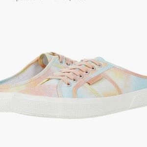 Superga Womens Mule Sneakers Pastel Tie Dye Sneakers Mules Shoes Size US…